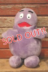 ct-230101-13 McDonald's / Grimace 1983 Plush Doll