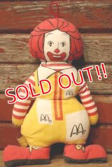 ct-230101-13 McDonald's / Ronald McDonald 1970's Pillow Doll