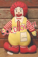 ct-230101-13 McDonald's / Ronald McDonald 1984 Pillow Doll