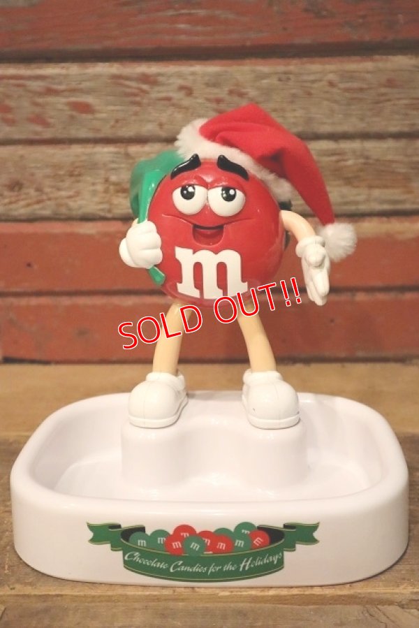 画像1: ct-230101-15 Mars / M&M's Talking Animated Christmas Candy Dish "Red"