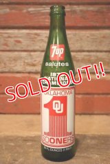 dp-230101-65 University of Oklahoma / OKLAHOMA SOONERS 1975 National Champion 7up Bottle