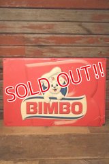 dp-230201-12 BIMBO / Osito Bimbo Plastic Sign