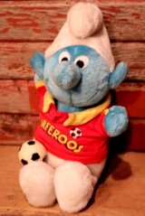 ct-210501-33 Smurf / 1980's Plush Doll "Soccer"