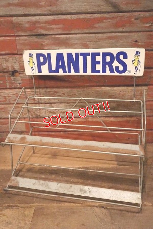 画像1: ct-230101-17 PLANTERS / MR.PEANUT 1970's-1980's Counter Display Wire Rack