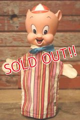 ct-221201-134 Porky Pig / Mattel 1964 Talking Puppet Doll