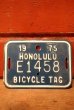 画像1: dp-230101-90 Hawaii Honolulu / 1975 Bicycle Tag (1)