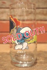 ct-230301-32 SMURF / Hardee's 1982 "JOKEY" Glass