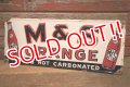 dp-230301-07 M & S ORANGE / 1940's-1950's Metal Sign