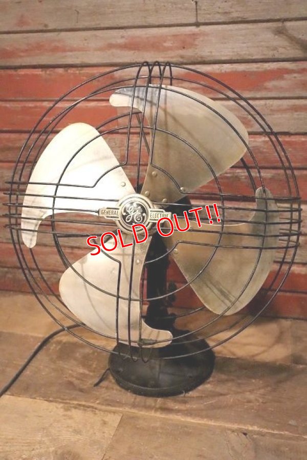 画像1: dp-230301-26 GENERAL ELECTRIC / 1940's Metal Electric Fan