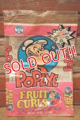 ct-220901-13 Popeye / QUAKER 1994 "FRUIT CURLS" Vinyl Bag