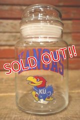 dp-230414-07 The University of Kansas / Jayhawks Glass Canister