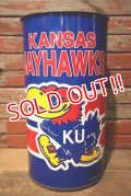 dp-230414-05 The University of Kansas / Jayhawks Tin Trash Box