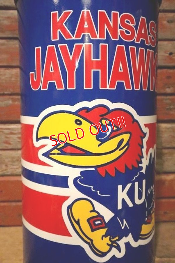 画像2: dp-230414-05 The University of Kansas / Jayhawks Tin Trash Box