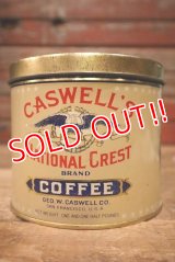 dp-230414-72 CASWELL'S NATIONAL CREST COFFEE / Vintage Tin Can