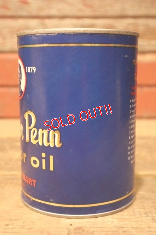 画像3: dp-220301-67 Mother Penn MOTOR OIL / One U.S. Quart Can Bank