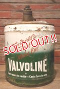 dp-230401-48 VALVOLINE / 1950's 5 U.S. GALLONS OIL CAN