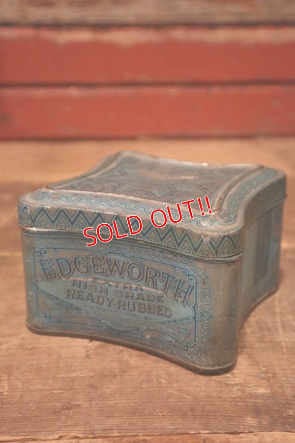 画像1: dp-230401-10 EDGEWORTH READY-RUBBED / 1930's-1940's Tin Can