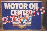 dp-230503-69 VALVOLINE / 1980's Embossed Metal Sign