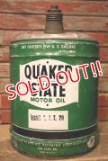 dp-230503-30 QUAKER STATE / 1940's 5 U.S. GALLONS CAN