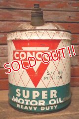 dp-230503-78 CONOCO / SUPER MOTOR OIL 1950's-1960's 5 U.S. GALLONS CAN