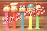 ct-230503-02 Garfield / 1990's PEZ Dispenser Set