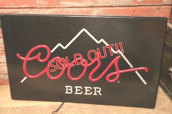 画像1: dp-230503-08 Coors / 1980's-1990's Lighted Sign