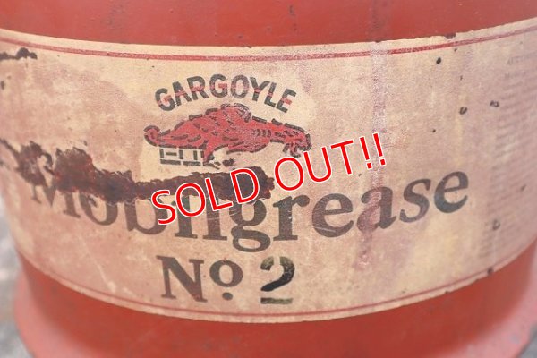 画像2: dp-230503-62 Mobilgrease GARGOYLE / 1930's Grease Can