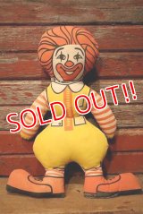 ct-230601-18 McDonald's / Ronald McDonald 1970's Pillow Doll