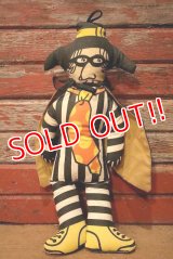 ct-230601-19 McDonald's / the Hamburglar 1970's Pillow Doll