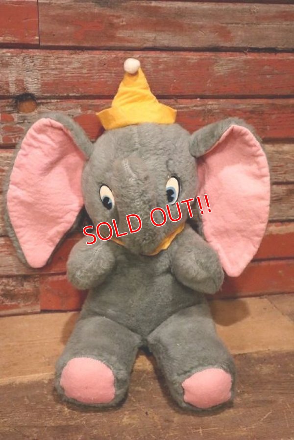 画像1: ct-230301-48 Dumbo / 1970's Plush Doll