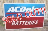 dp-230608-07 AC Delco / "BATTERIES" Metal Sign