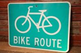 dp-230608-11 Road Sign "BIKE ROUTE"