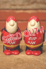 ct-230608-05 Budweiser / BUD MAN 1990's Salt & Pepper Shaker