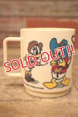 ct-230608-02 Disneyland / Donald & Daisy 1970's Plastic Mug