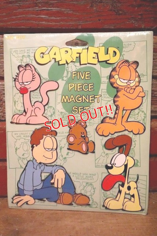 画像1: ct-230503-02 Garfield / ATA-BOY 2003 Magnet Set