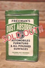 dp-230601-06 FREEMAN'S DUST ABSORBER POLISH CLOTH / Vintage Tin Can