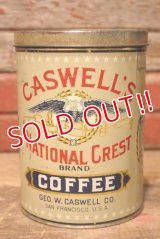 dp-230724-29 CASWELL'S NATIONAL CREST COFFEE / Vintage Tin Can