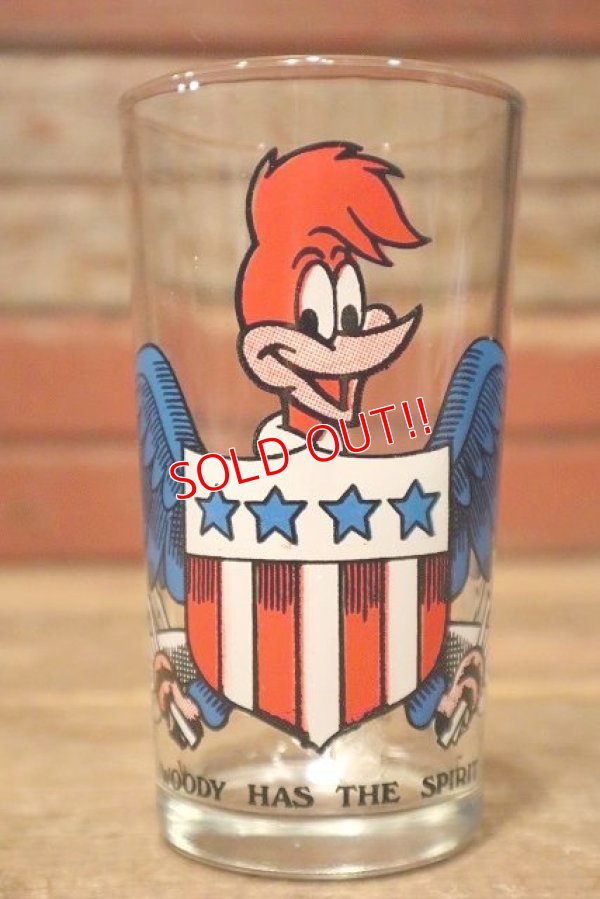 画像1: ct-230701-51 Woody Woodpecker / Arby's 1970's Novelty 11oz.Glass