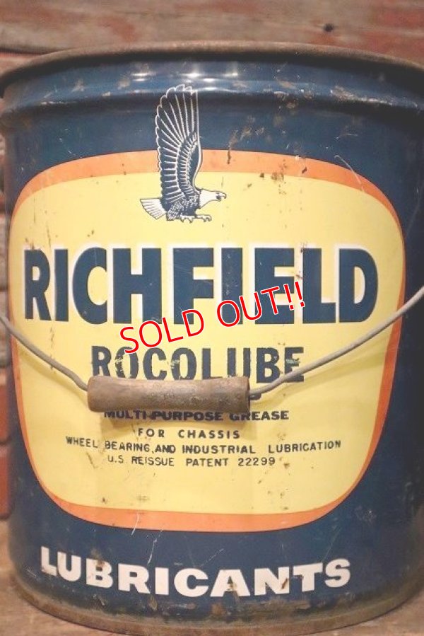 画像2: dp-230724-36 RICHFIELD / 1960's 5 U.S. GALLONS OIL CAN