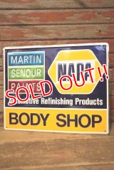 dp-230724-10 NAPA BODY SHOP / Embossed Metal Sign