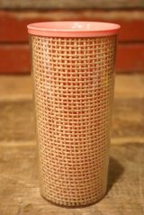 dp-230301-30 Melmac / 1960's Raffia Ware Tumbler (D)