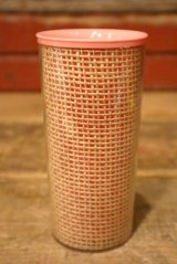 dp-230301-29 Melmac / 1960's Raffia Ware Tumbler (C)