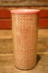 dp-230301-31 Melmac / 1960's Raffia Ware Tumbler (F)