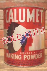 dp-230809-15 CALUMET / Vintage Baking Powder Can