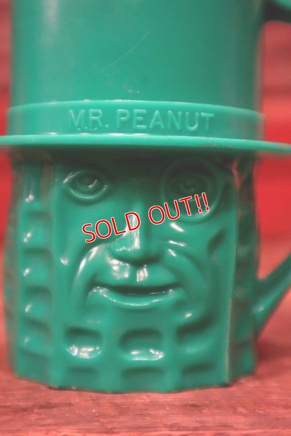 画像2: ct-230809-13 PLANTERS / MR.PEANUT 1950's Plastic Mug (Green)