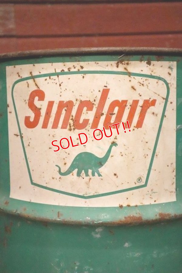 画像2: dp-230503-17 Sinclair / 1960's-1970's 120 LBS. GEAR LUBRICANT CAN