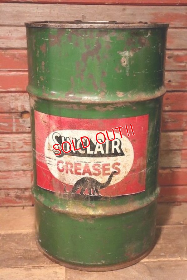 画像1: dp-230601-24 SINCLAIR / 1950's 20 GALLONS GREASE CAN