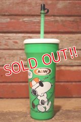 ct-230801-08 Snoopy (Joe Cool) / A&W 1990's Plastic Cup