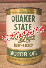 dp-230901-120 QUAKER STATE / 1980's Deluxe 10W-40HD One U.S. Quart Can