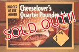 dp-230901-45 McDonald's / 1993 Menu Card "Cheeselover's Quarter Pounder Meal"